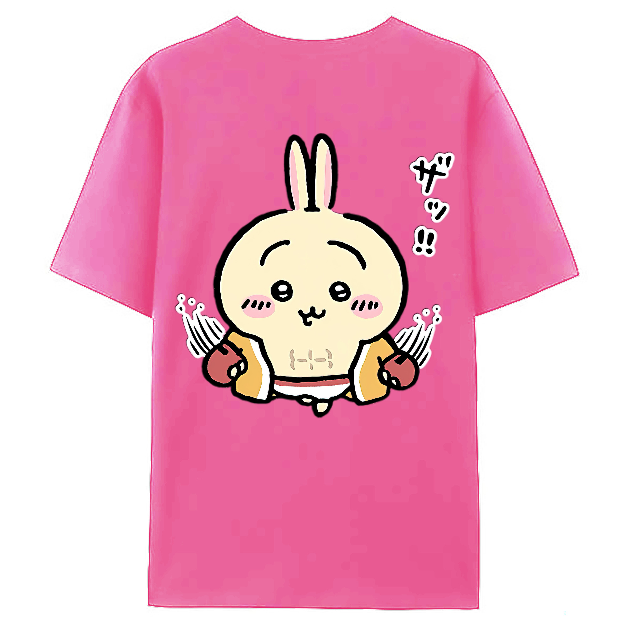 （画像用） ちいかわ うさぎ Chii-kawa usagi レディース半袖Tシャツ(バックプリント)